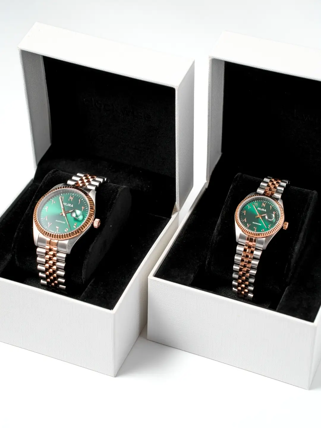 HW Aurel S2 Emerald Couple Set (Free Engraving)