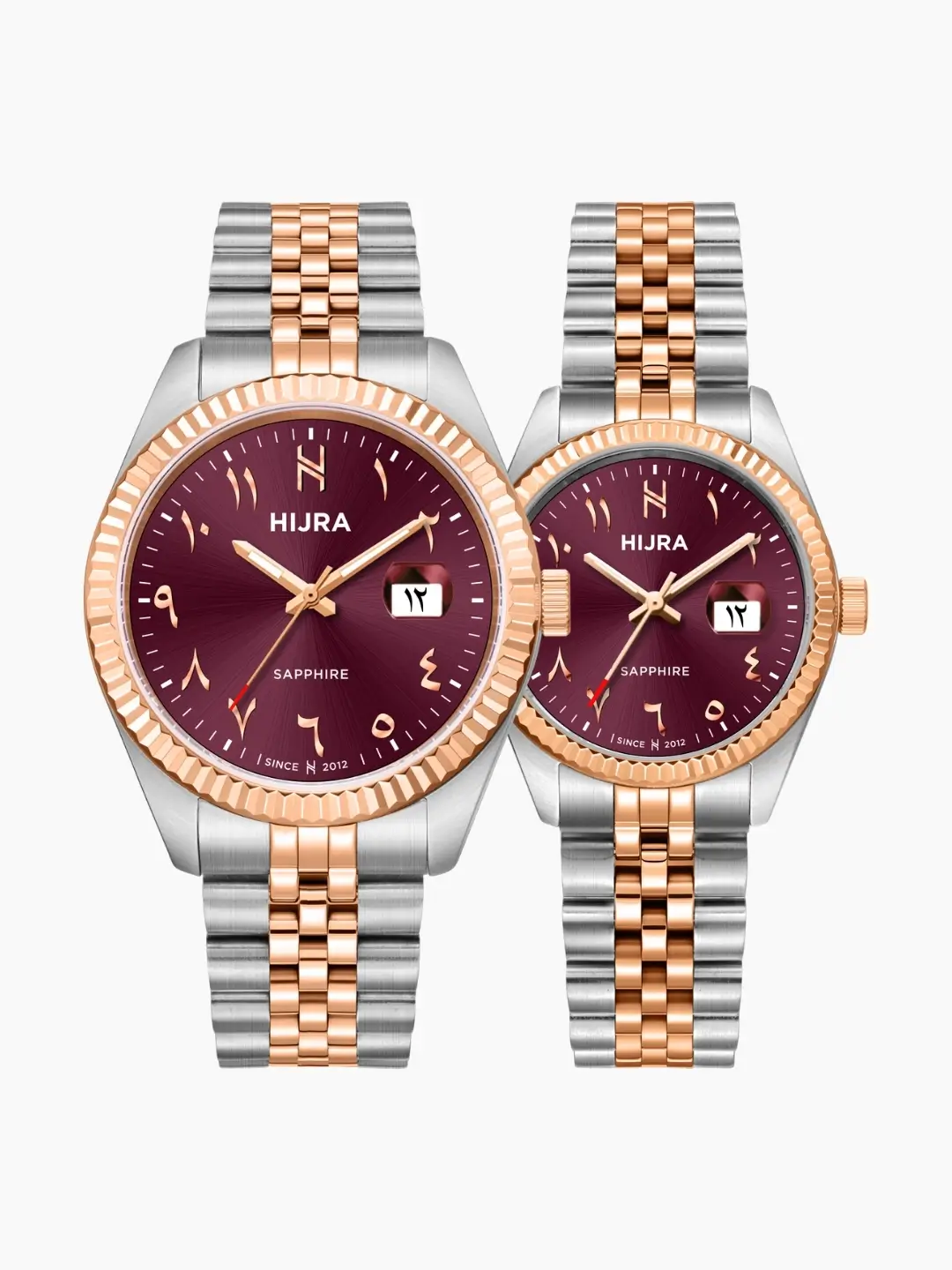 HW Aurel S2 Burgundy Couple Set (Free Engraving)